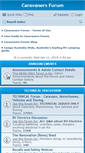Mobile Screenshot of caravanersforum.com