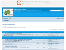 Tablet Screenshot of caravanersforum.com